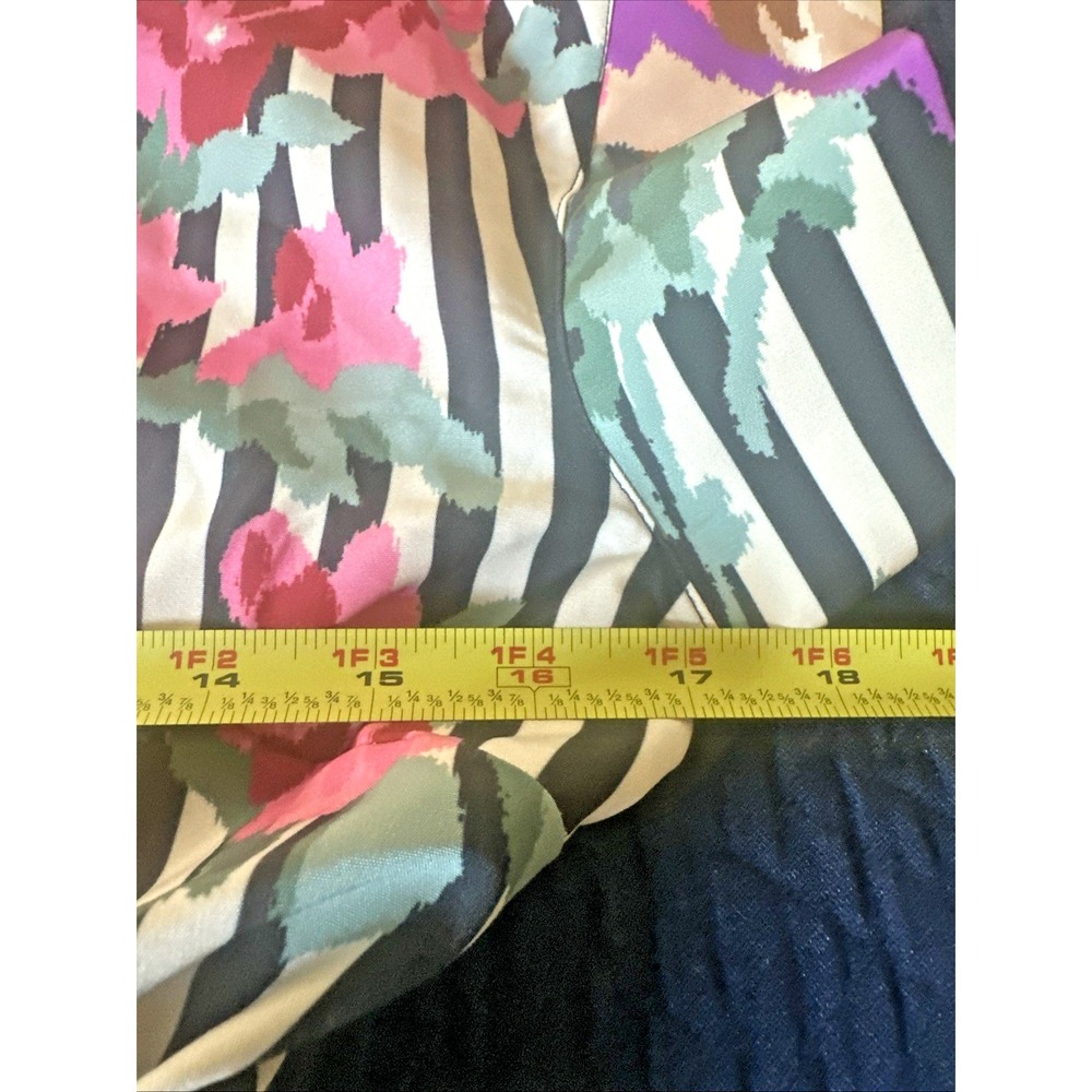 Tuckernuck Size Small Flowering Trellis Chloe Midi Dress S/S Black Floral Stripe - Picture 9 of 16